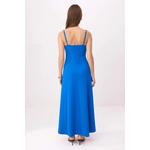 Макси-платье Saks A-Line/A Bell Form Sweetheart Neck Sleeveless Maxi Scuba Crepe Knitted Dress Twoss26El00262 4