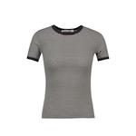 Salinas horizontal-stripe ribbed T-shirt 1