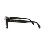 Очки Alexander McQueen Cat Eye-Frame Acetate Optical Frames 'Черный/Прозрачный' 3