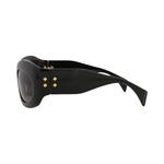 Очки-щитки Gucci Shield Sunglasses 'Black/Grey' 3