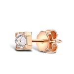 Серьги RockChic из розового золота с бриллиантами 2