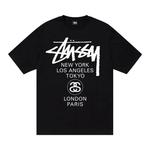 Футболки Stussy World Tour Tee 'Black' 1
