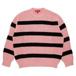 Свитеры Supreme Loose Gauge Stripe Small Box Sweater 'Pink' 1