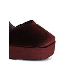 velvet square-toe heeled pumps 4