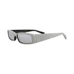 Gucci Square-Frame Recycled Acetate Sunglasses 'Черный/Серебристый' 2