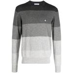 logo-embroidered knitted jumper 1