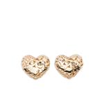Серьги Heart из желтого золота 1