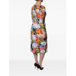 floral-print side-slit dress 3