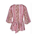 Le Reve Розовый топ с завязками 4
