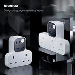 Momax 1-Charge Work Flow USB + 3-портовый T-образный адаптер 8
