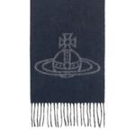 Шарфы Vivienne Westwood 25x180 Soft Scarf 'Антрацитовый' 3