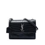 Сумка через плечо Medium Croc Embossed Leather Monogram Sunset (2017 год) 1