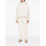 corduroy-panelled puffer jacket 1