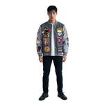 NYC Streetwear - Fearless Varsity Jacket - Серый 8