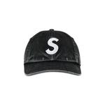 Кепка Supreme Pigment Coated S Logo 6 Panel 'Черный' 1