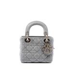 Сумка-сэтчел Mini Velvet Cannage Lady Dior (2019 год) 1