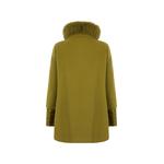 faux-fur trim cashmere coat 2