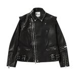 Кожаные куртки Comme des Garçons Noir Studded Faux-Leather Biker Jacket 'Black' 1