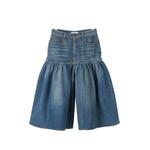 ruffled denim shorts 1