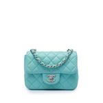 2018-2019 Mini Square Classic Lambskin Single Flap crossbody bag 1