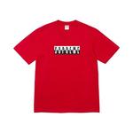 Футболки Supreme Split Tee 'Red' 1