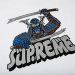 Футболка Supreme Samurai Tee 'White' 2