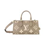 Сумки через плечо Louis Vuitton Onthego East West 'Tourterelle Gray/Cream Monogram Embossed Empreinte Cowhide Leather' 1