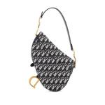 Saddle Handbag with Strap Oblique Canvas Medium shoulder bag 2