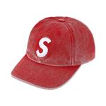 Кепки Supreme Pigment Coated S Logo 6-Panel 'Red' 1