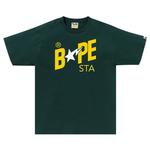 Футболки BAPE Colors Bape Sta Logo Tee 'Green' 1