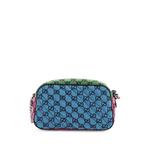 Маленькая сумка на плечо GG Marmont Shoulder Bag Multicolor Diagonal Quilted GG Canvas 2