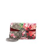 Сумка через плечо Dionysus Bag Blooms Print Super Mini из канваса с узором GG 1