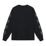 Футболки Stussy Fire Dice Long-Sleeve Tee «Black» 2