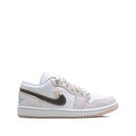 Кроссовки Jordan 1 Low White/White/Light Soft Pink/Ironstone 1