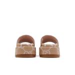 Шлепанцы Gucci Wmns Platform Slide Sandal 'Jumbo GG - Beige Light Pink' 6
