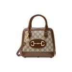 Сумки через плечо Gucci Horsebit 1955 Mini Top Handle Bag 'Beige/Ebony' 1