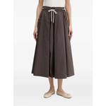 drawstring-waist midi skirt 1