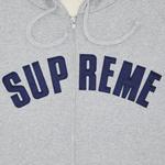 Худи Supreme Arc Thermal Zip Up Hooded Sweatshirt 'Heather Grey' 2