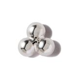 Серьга Three Ball Trinity из белого золота 1