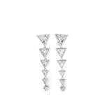 Серьги Triangoli с сапфирами и бриллиантами 1