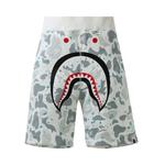BAPE Space Camo Shark Sweat Shorts 'Белый' 1