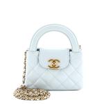 Стеганая сумка через плечо Kelly Top Handle Shopping Bag 1