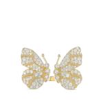 Кольцо Butterfly с бриллиантами 1