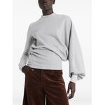 asymmetric slouched-sleeve sweatshirt 1