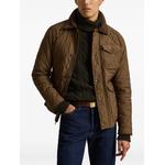 quilted corduroy-collar jacket 2