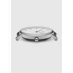 Petite Sterling 36mm Часы Сетчатый ремешок Белый циферблат Серебряные Унисекс часы Часы для женщин и мужчин DW 2