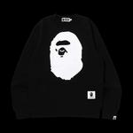 Свитеры BAPE Ape Head Crewneck 'Black' 1