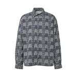 Рубашки и топы ERL Plaid Длинный рукав Рубашка 'Black' 1