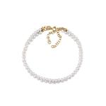 Двойной браслет с жемчугом Swarovski® – серебро с позолотой 5