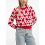 heart pattern sweater 1